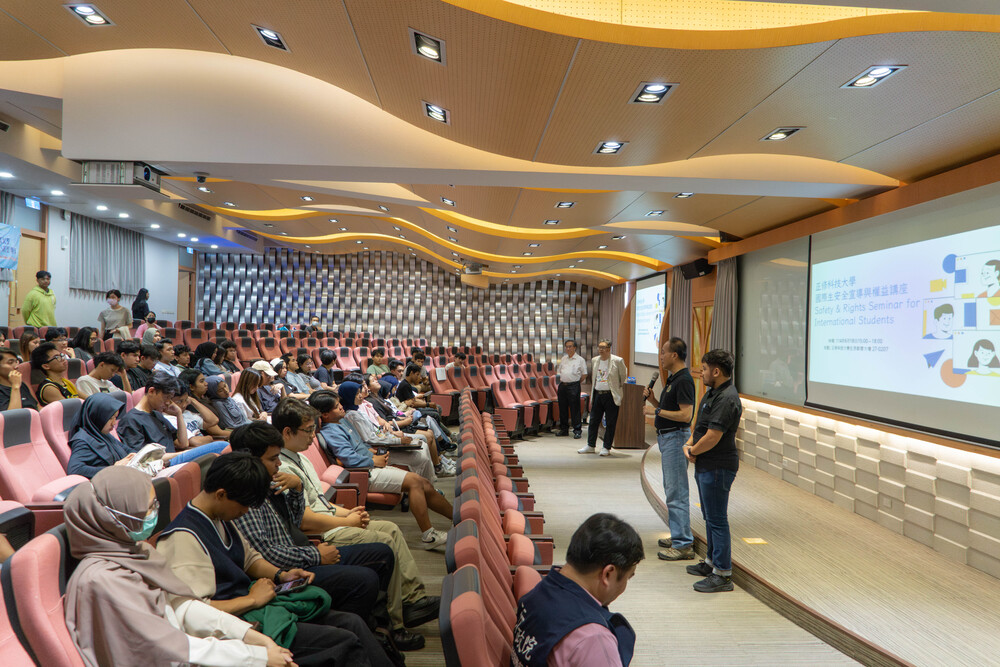 2025.6.18 國際生安全宣導與權益講座 Safety & Right Seminar for International Students圖片
