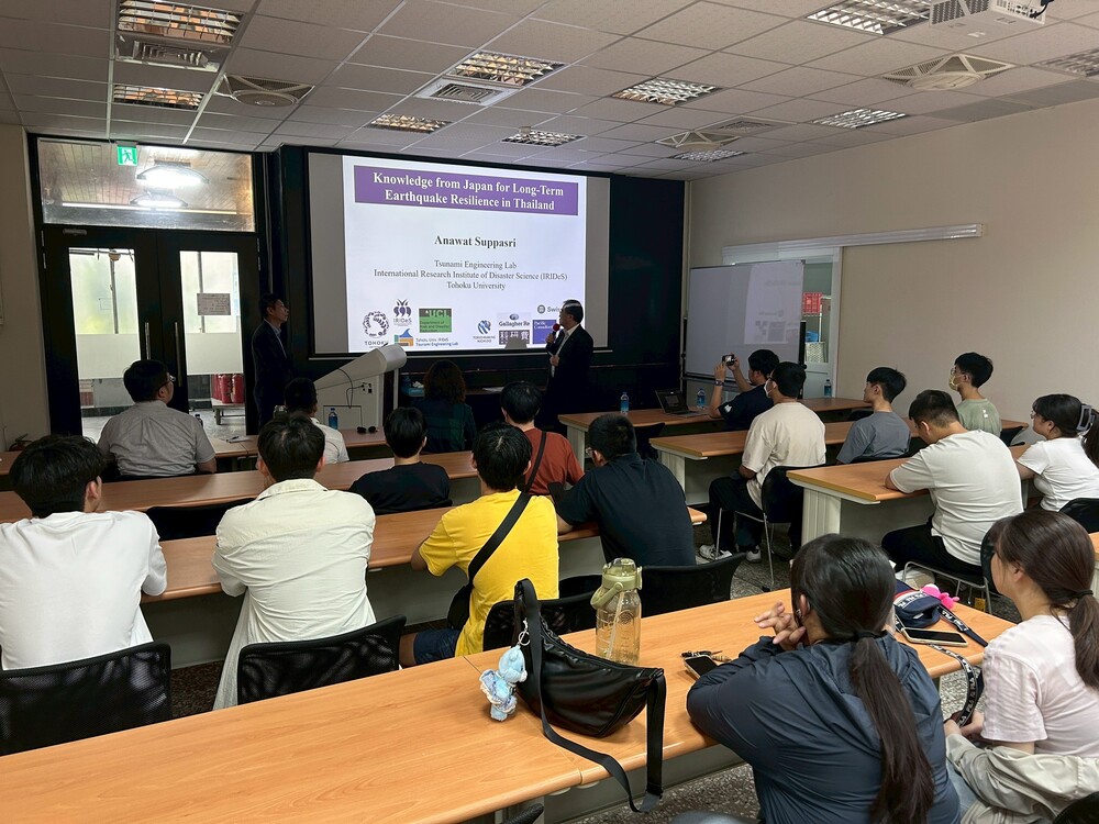 2025.8.12 日本東北大學ANAWAT SUPPASRI教授來訪(TOHOKU UNIVERSITY)Image